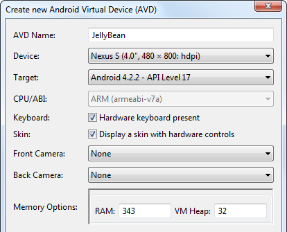 android create avd 3 Cara Menjalankan Android Di Windows